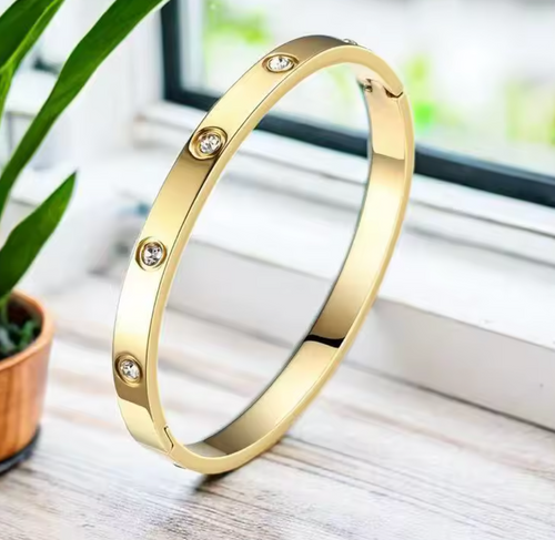 Luxury Stainless Steel Women’s Bangle