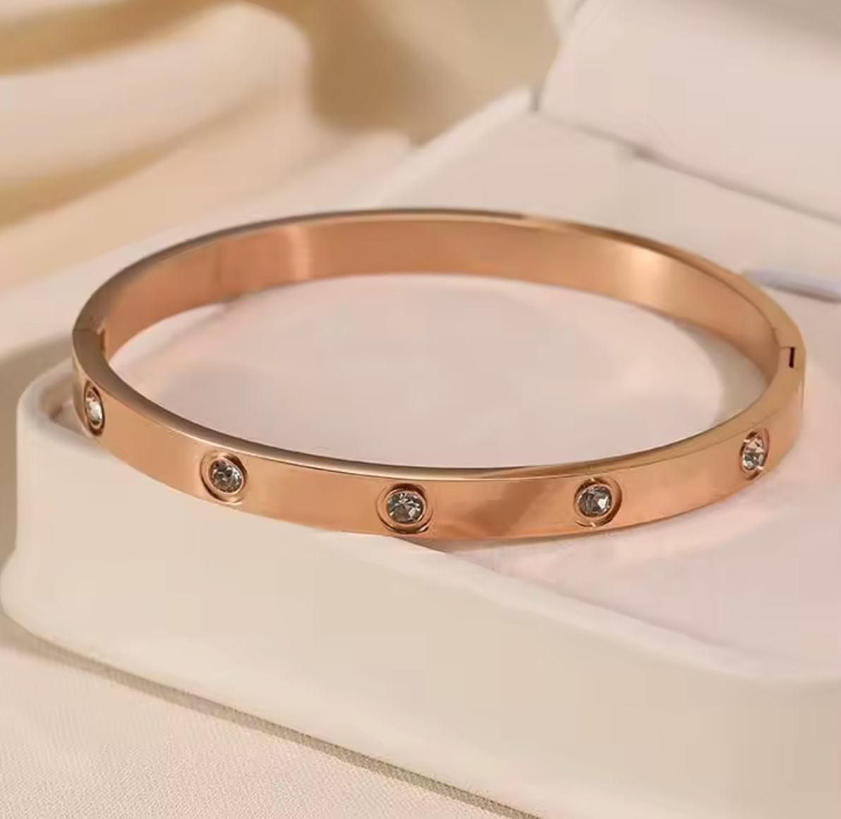 Luxury Stainless Steel Women’s Bangle