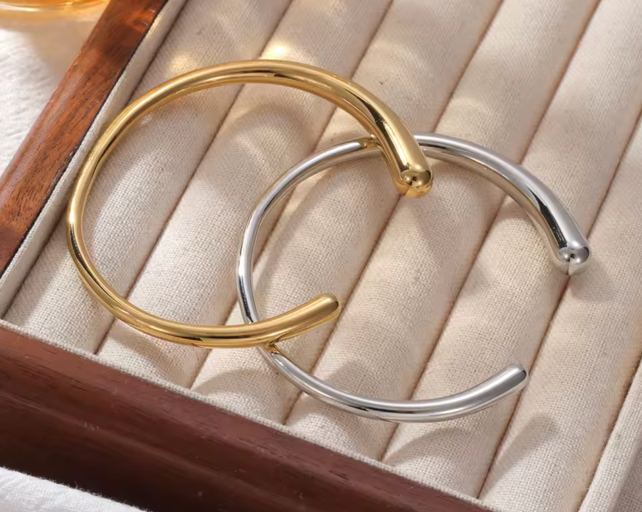 Real Gold PVD Plated Stainless Steel