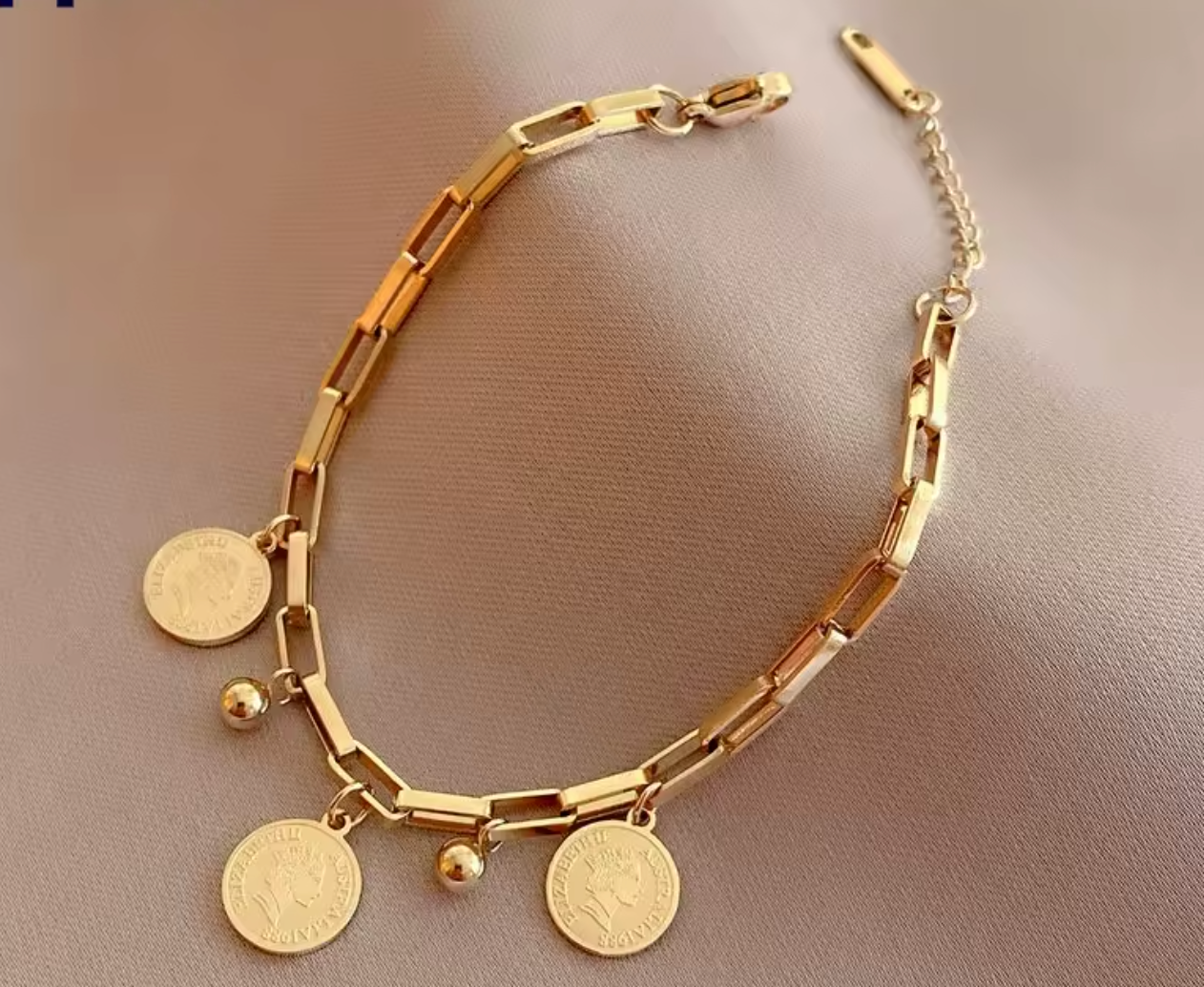 Women Paperclip Chain Bracelet